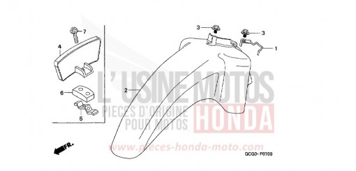 KOTFLUEGEL, VORNE SGX50W de 1998